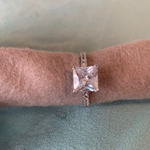 Macy’s CZ Silver ring size 7